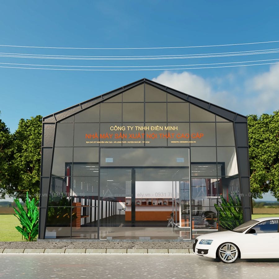 Nhà xưởng công ty Điền Minh
